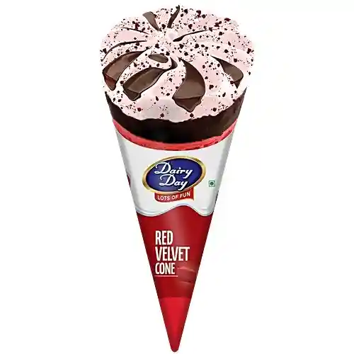 Dairy day Red Velvet Cone Ice Cream, 120 ml